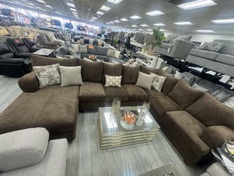 🤎 Chocolate Custom Made 3pc Sectional 🤎🍂