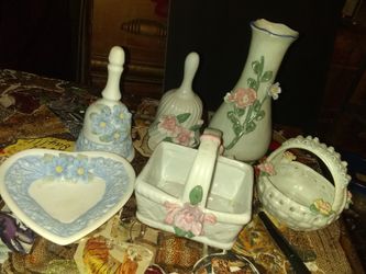 Two bells two baskets and a. Bowl