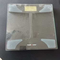Health meter glass scale