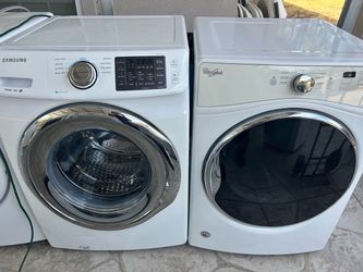 Samsung washer and whirlpool Electric dryer