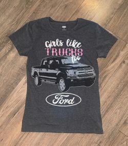 Ford Girls Like Trucks Too T-Shirt