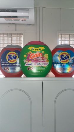 Tide or Gain detergent - $10 each