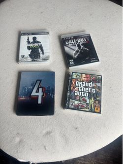 PS3 bundle gta 4 mw3 black ops 2 and battlefield 4