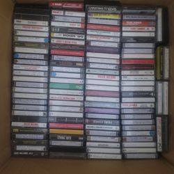 Variety Of Cassettes And CD's