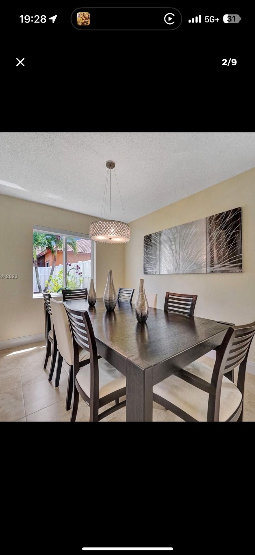 Dining room table + chairs