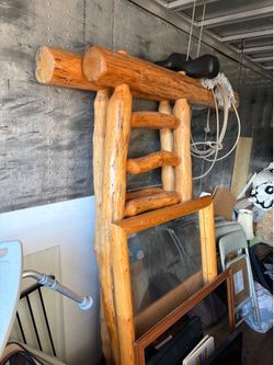 King Size custom Pine frame Bed!!