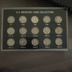 U.S Mercury Dime Collection 
