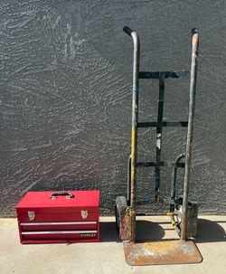 Dolly and tools box
