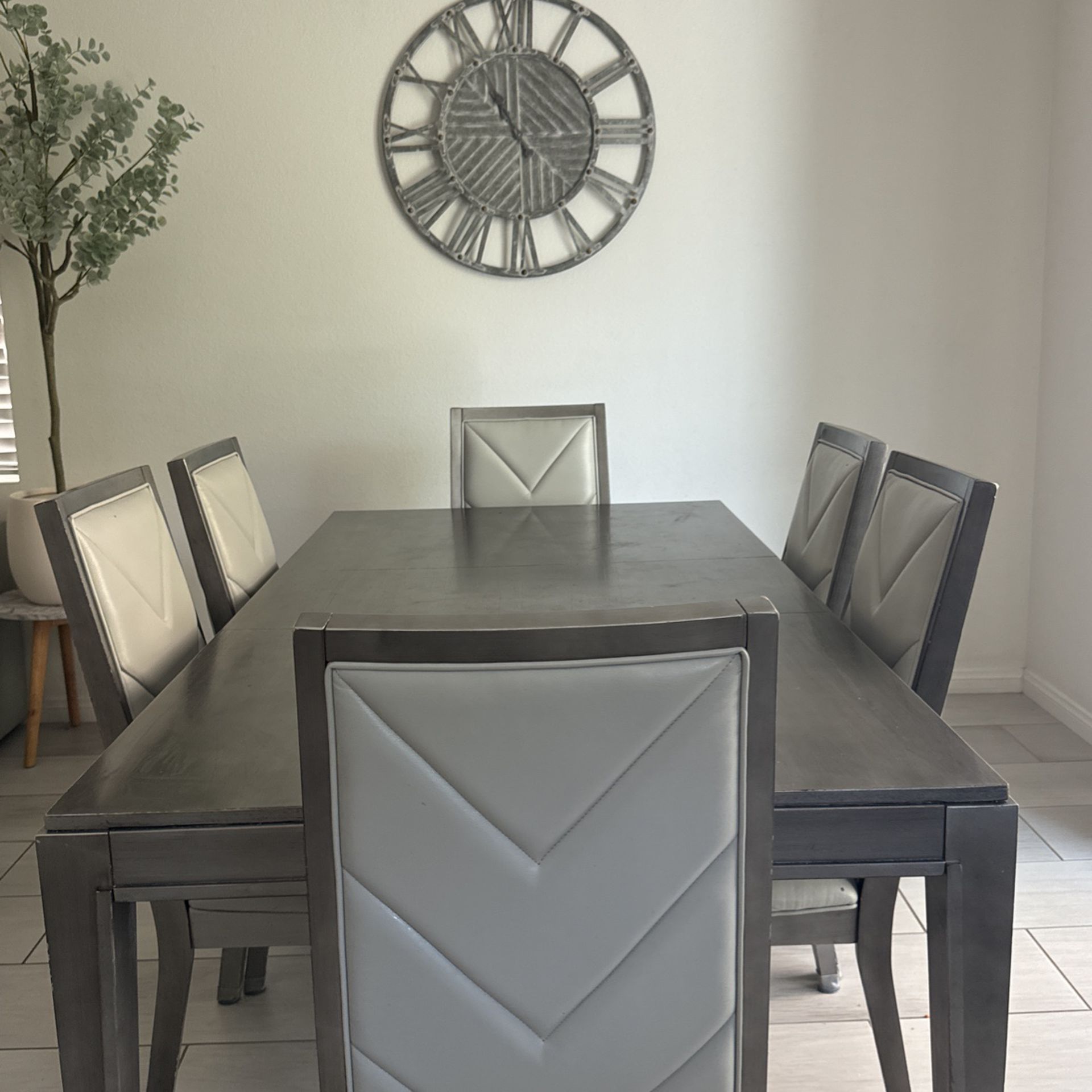 6 Chair Dining Table 