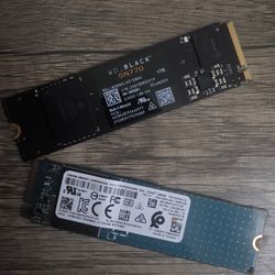 1TB SSD WD_Black And A 256GB SSD