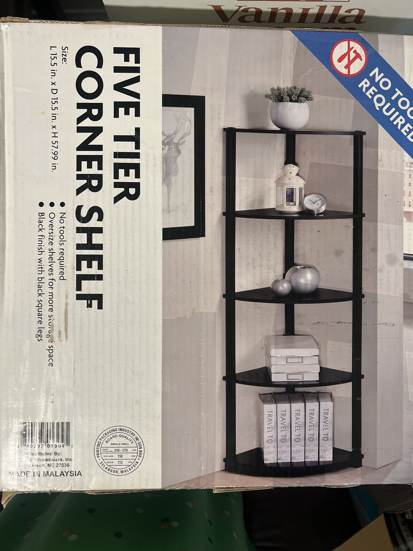 Corner Shelves -black 