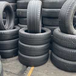 235/55R19 MICHELIN A SET OF FOUR USED TIRES