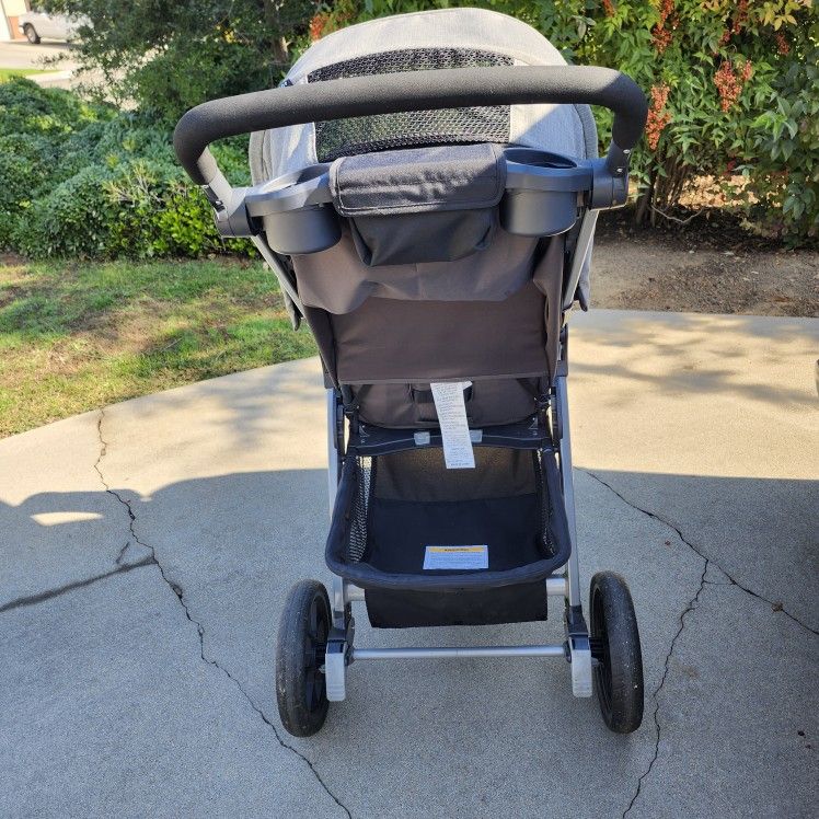 pet gear stroller for dogs Pet Gear Gray View 360 Stroller, Booster and Carrier Travel System