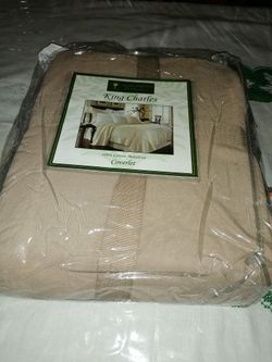 Brand new king 100%cotton Matelasde Blanket Coverlet