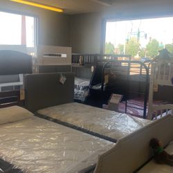 Beds, Frames, Mattresses, Bunkbeds, Trundles, And More