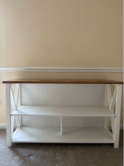 Kirkland’s home beautiful wooden credenza
