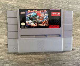 Street Fighter II Super Nintendo SNES Authentic Vintage Game