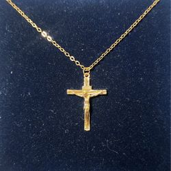 Gold Cross Necklace