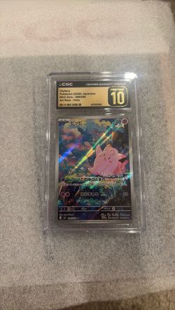 Clefairy CGC 10 Japanese Pokémon Art Rare Holo CGC Pristine 10