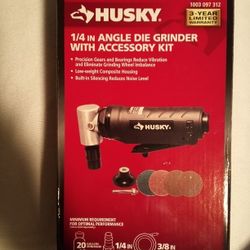 1/4 Inch Grinder With Kit