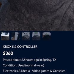 Xbox s NOW $260