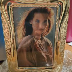  Solid Brass Frame Front Mini Photo Album