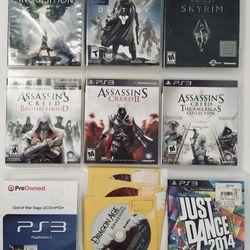 PlayStation 3 Game Lot 9 games  as is