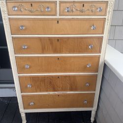 Antique  Ornate Dresser and Chest