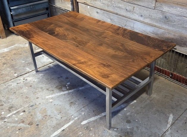 Refinished Mid-Century Style Coffee Table