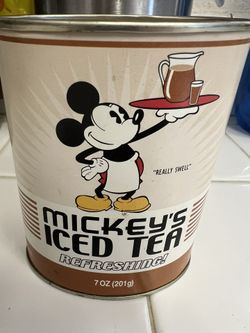 Vintage Mickey Mouse Ice Tea Can 2000