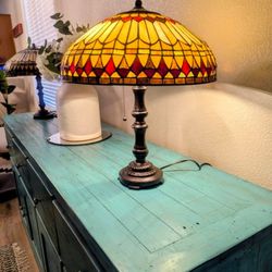 4 Tiffany Style Lamps