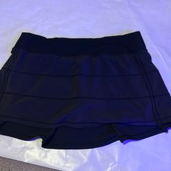 Lululemon Black Skirt 