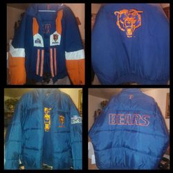 Chicago bears reversible nfl jacket