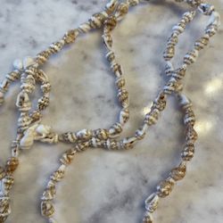 Handmade Long Single Strand Beach Seashell