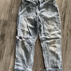 Girls Capri Jeans 