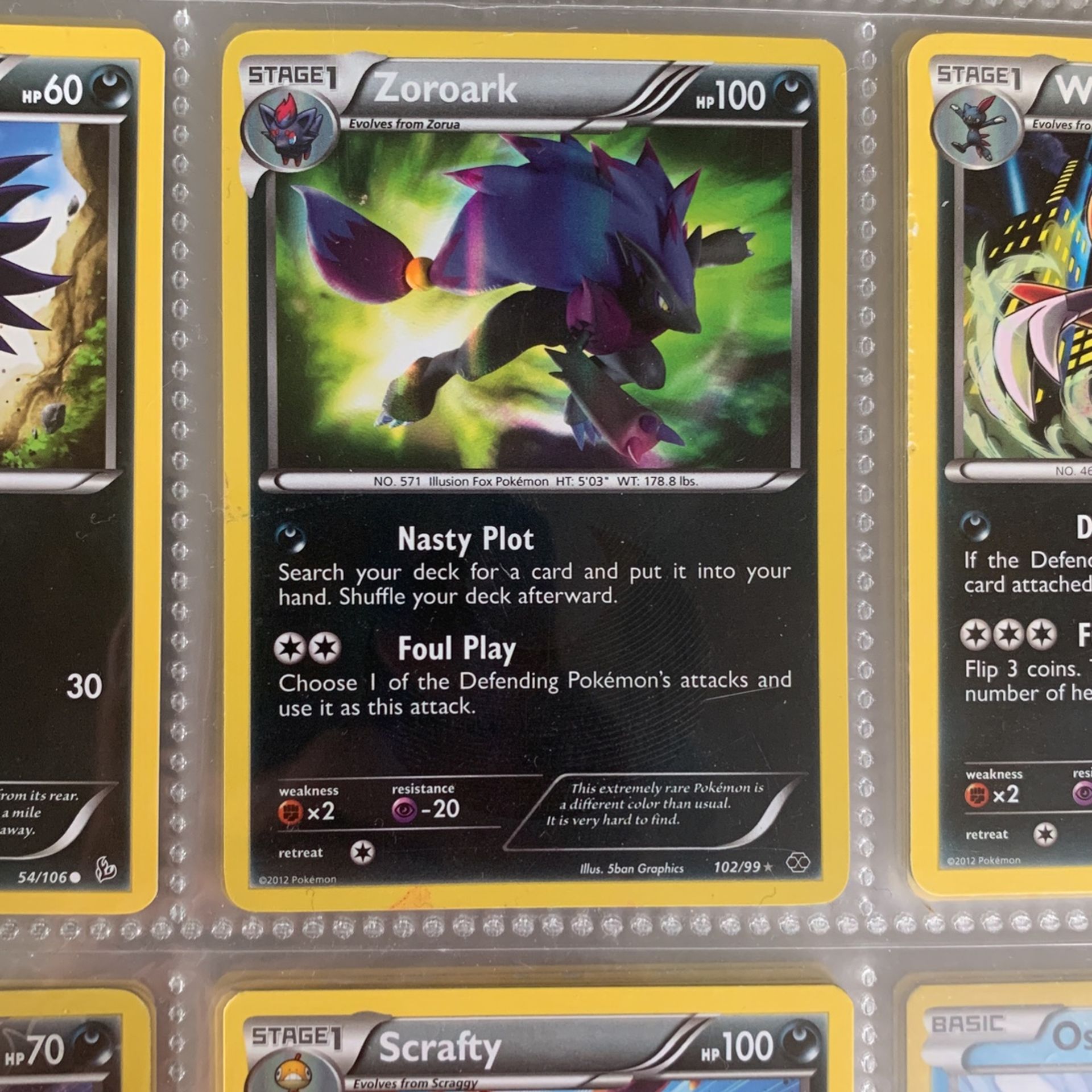Zoroark Pokmon Card Zoroark Pokmon Card