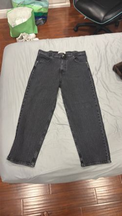 Hollister baggy skater jeans waist 36 to length 32 black color