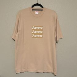 Supreme x Asspizza Box Logo Tee