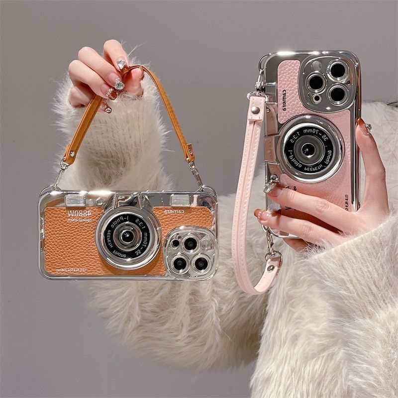 Electroplated camera suitable for 16Promax mobile phone case