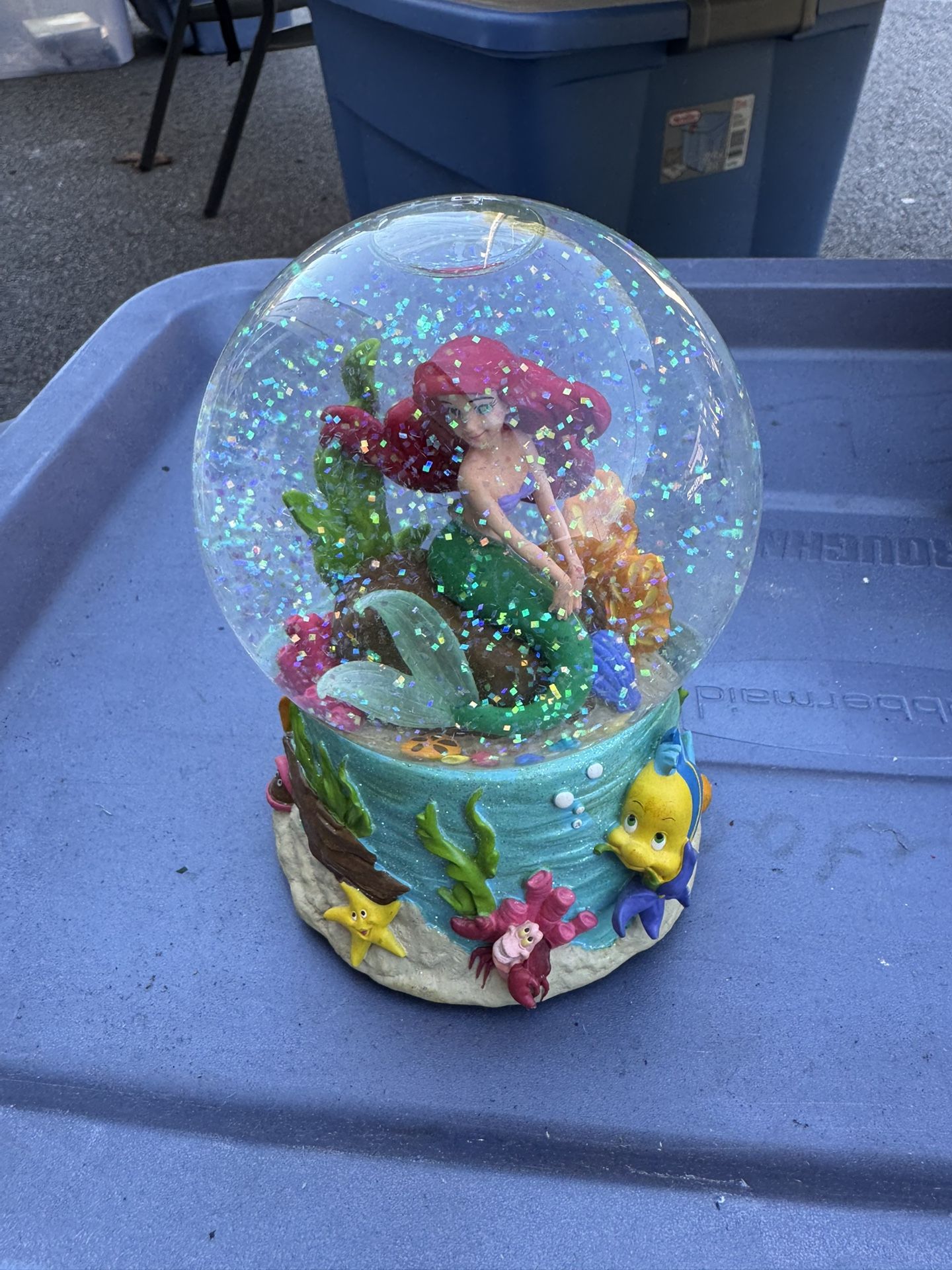 Disney - The Little Mermaid - Musical Snow Globe - “Under the Sea” - Music Box