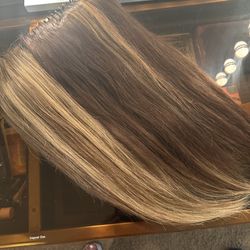 💯 Human Hair Silky Clip Ins 20 18 & 22 In 