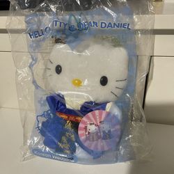 McDonalds Sanrio Hello Kitty & Dear Daniel Korean Wedding Plush 2000 Rare Y2K