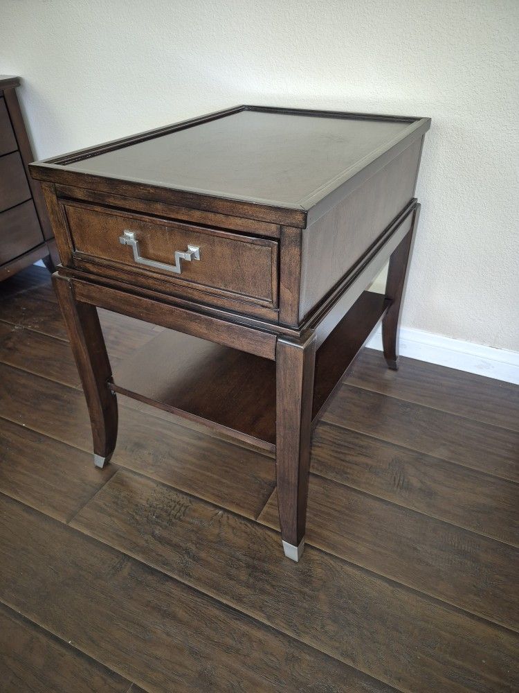 Beautiful End Table Solid Wood