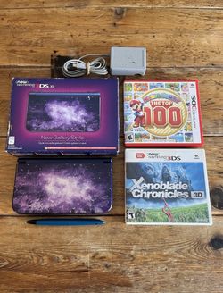 Tested & work Handheld New 3DS XL Galaxy edition
