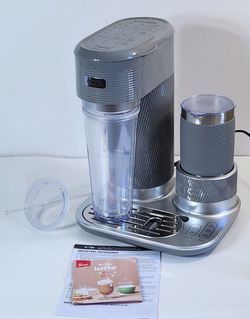 Mr Coffee 4-in-1 Single-Serve Latte Lux, Iced, and Hot Coffee Maker with Milk Frother