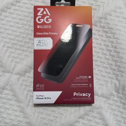 Zagg IPhone 16 Pro Privacy 