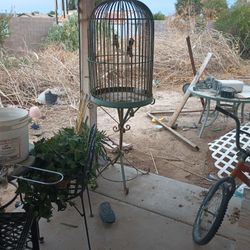 Large Iron Bird Cage
