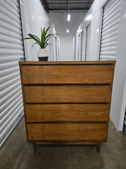 Vintage MCM Tall Dresser