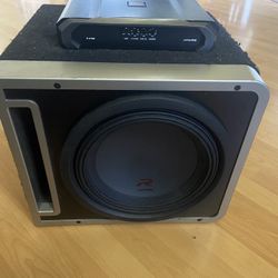 Alpine Speaker And Amp