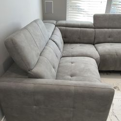 Sectional 5 Piece Gray